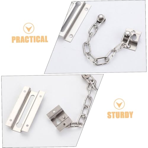 ORFOFE 不??ドアチェーンロック セキュリティガード 防犯ラッチ 対策 高耐久 室内扉用 入り