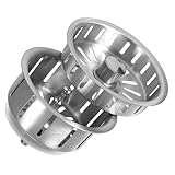 VICASKY 1Satz Spülbeckenfilter Langlebiger Abflussstopfen mit Haarsieb für Küchenspülen Waschbecken und Gemüsewaschbecken Hygienisch Reinigen Verhindert