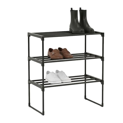 Rangement chaussures empilable pour éliminer le désordre du sol - 2