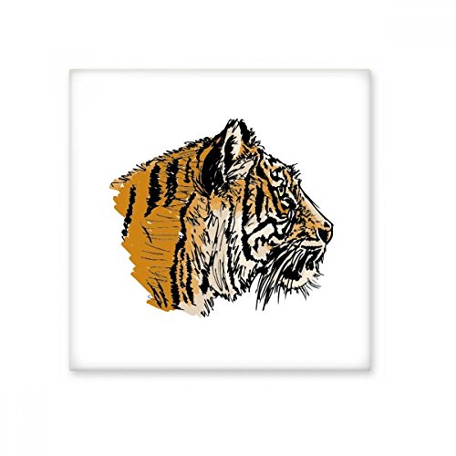 Carreau de céramique tête de tigre décor artistique haut de gamme cuisine