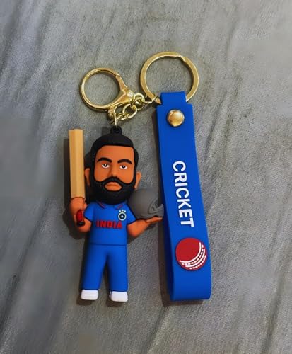 Image of Cute 3D Keychain | Keyring & Quirky Bag Charm | Hard Silicone, Unbreakable | Travel Essential | Kids Friendly | Strap & Bag Hook