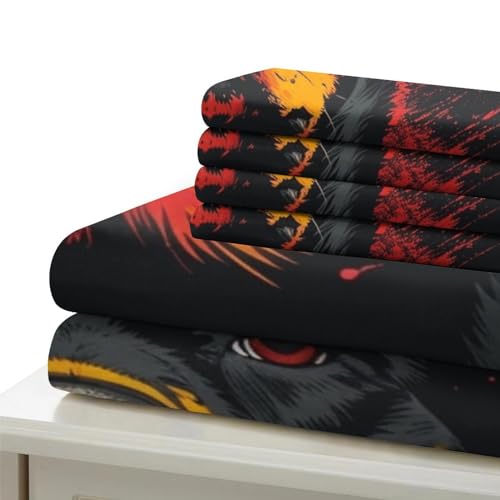 Housse de couette microfibre super douce motif 3D Rowena - 6