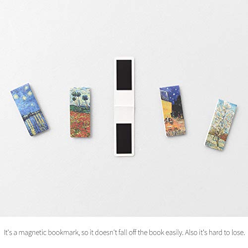 Monolike Magnetic Bookmarks Vincent Van Gogh Ver.2, Set Of 5 #TOP2