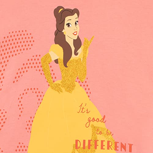 Disney Girls Belle T-Shirt Kids Beauty and The Beast Short Sleeve Top2