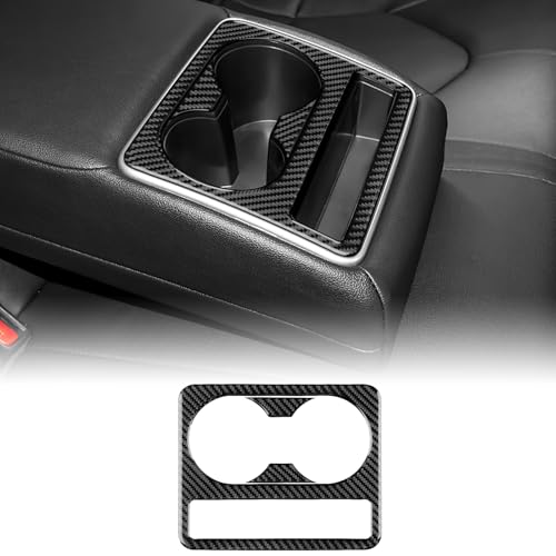 Panel Trasero Portavasos de Fibra de Carbono Real para Toyota Camry miniatura 1