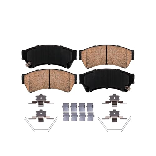 Image of Detroit Axle - Brake Pads for Ford Fusion Lincoln MKZ Zephyr Mazda 6 Mercury Milan, Front and Rear Ceramic Brake Pads Replacement
