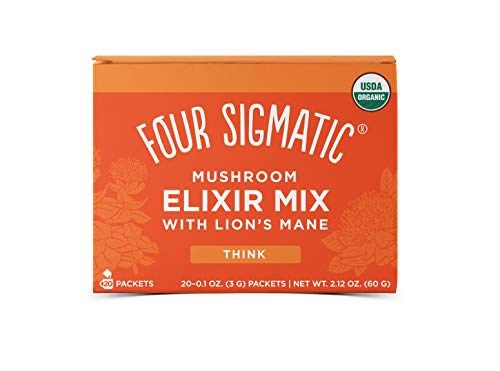 Four Sigma Foods - Bebida Instantánea Lion's Mane de 60g (Paquete de 1, 20 Bolsas en Total)