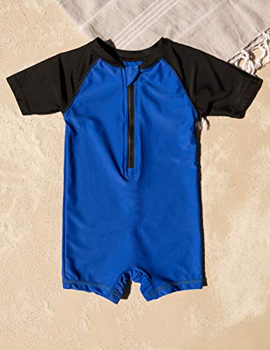 Image of Leveret Baby Boys Girls One Piece Rashguard UPF 50+ (Size 3-24 Months)