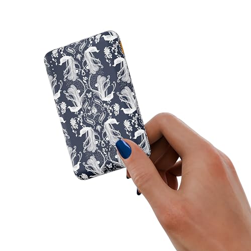 Image of URBN 10000 mAh Lightning Nano Slim Power Bank-Payal Singhal Edition (Blue) with Desingner Cable