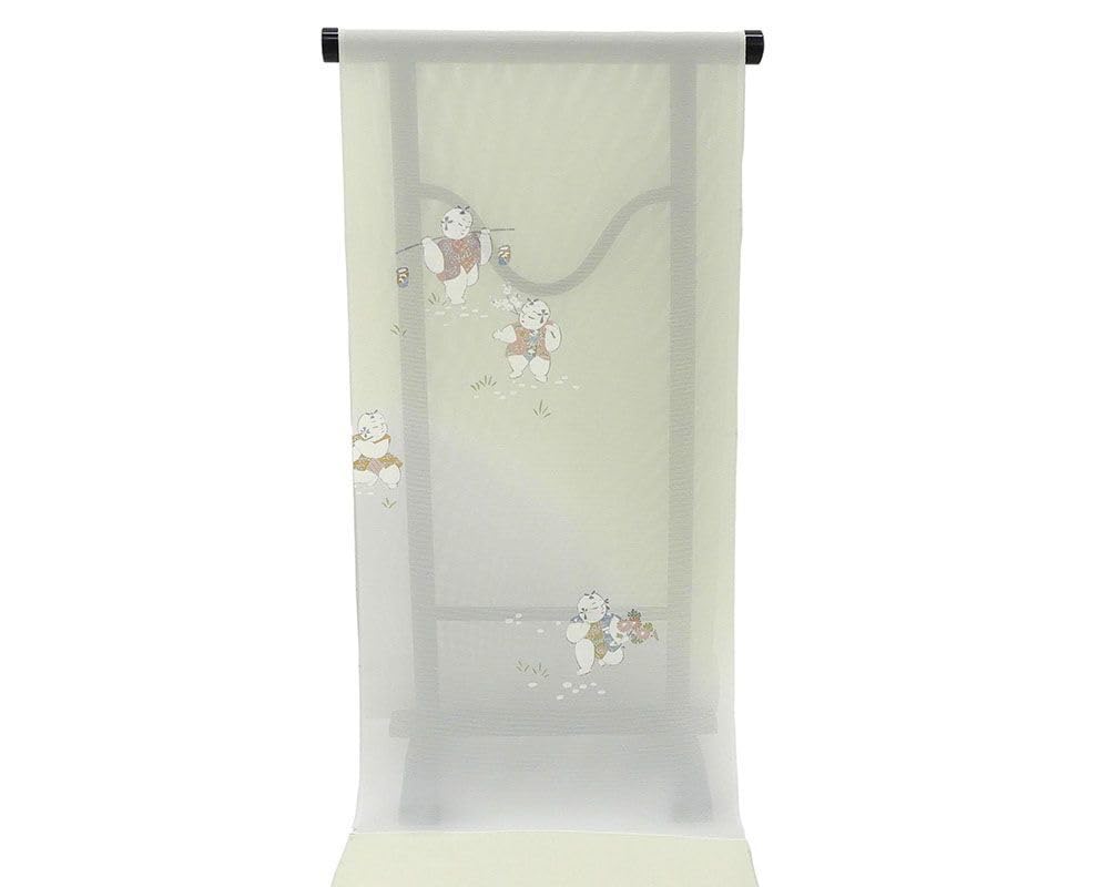 Amazon.co.jp: 夏物 付下げ 反物 正絹 五泉 絽 童模様 付下げ訪問着