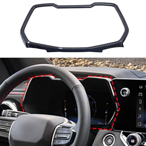 Barong for Chevrolet Colorado/GMC Canyon 2023 2024 2025 Accessiores Center Console Dashboard Panel Cover Trim ABS Carbon Fiber Style