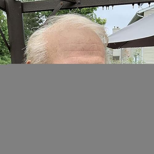 Máscara de látex humano con pelo y barba para disfraz de escenario 2