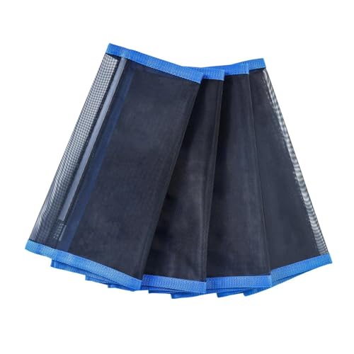 Wilgure Protectores ajustables para piernas de caballo con ventilación de malla para ciclismo y saltos. Durabilidad. Cómodas vendas para piernas de caballo