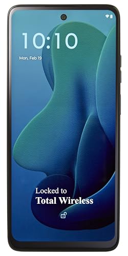 total wireless Motorola Moto g 5G (2024) Locked Prepaid Smartphone, 128GB, Gray - Includes $40 Unlimited Talk, Text, & Data 30-Day Plan