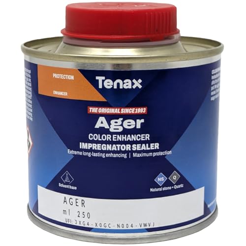 Tenax Ager Color Enhancing Granite Sealer, Marble Sealer, & Stone Sealer - 1/4 Liter