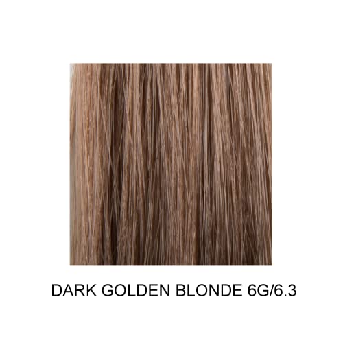 Crema para cabello color rubio dorado oscuro 6G/6.3 miniatura 2