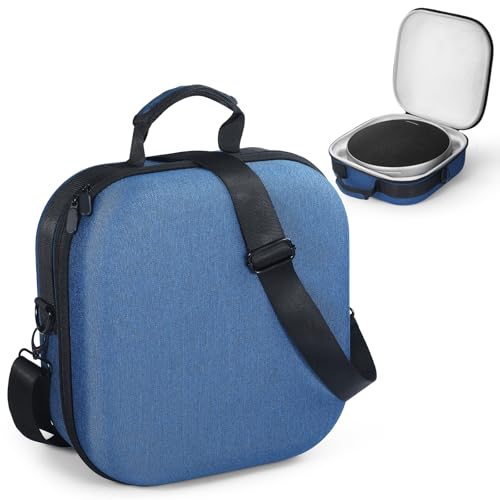 Hard Carry Case Compatible with Harman Kardon Onyx Studio 9 Home Speaker, EVA Travel Storage Protective Bag with Shoulder Strap for Portable Speakers (Blue)
