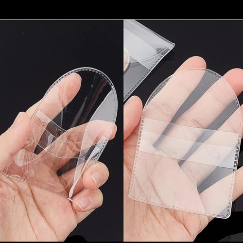 50 fundas transparentes para monedas de PVC miniatura 4