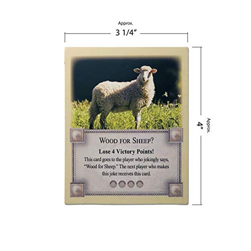 image for Tabletop Monthly Wood for Sheep and Longest Turn Penalty Cards an Unof