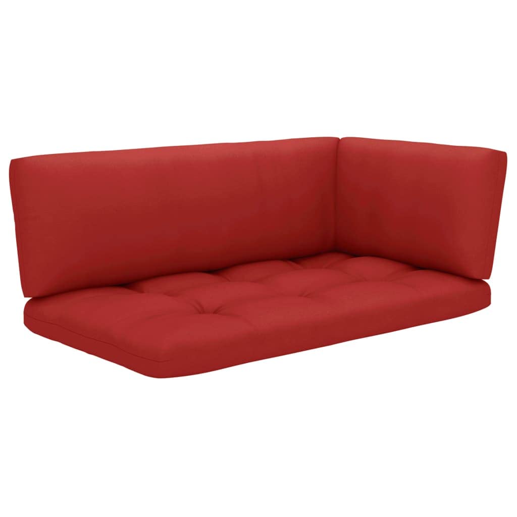 vidaXL 4-TLG. Paletten-Lounge-Set Weiß Imprägniertes Kiefernholz