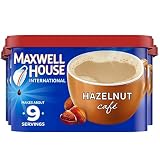 Maxwell House International Hazelnut Café-Style Instant Coffee Beverage Mix (4 ct Pack, 9 oz Caniste