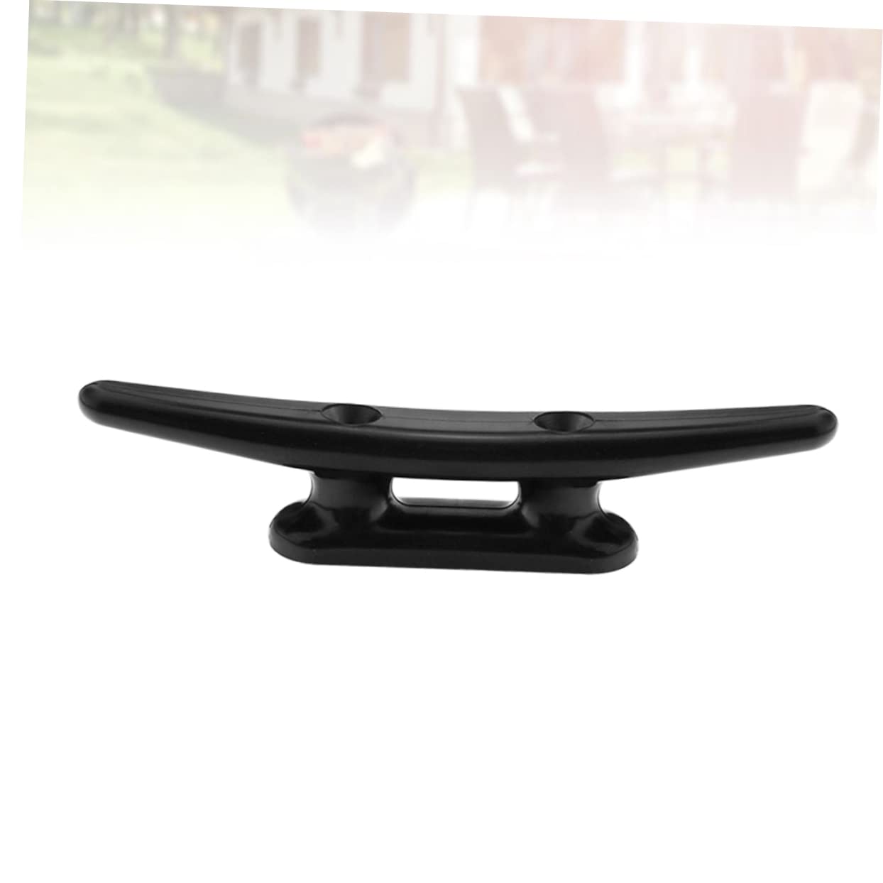 VICASKY Dock Cleat Black Nylon Cleat for Boats Durable Horn Shape Rope Holder Easy Installation Yacht Accessory for Securing Watercraft at Dock