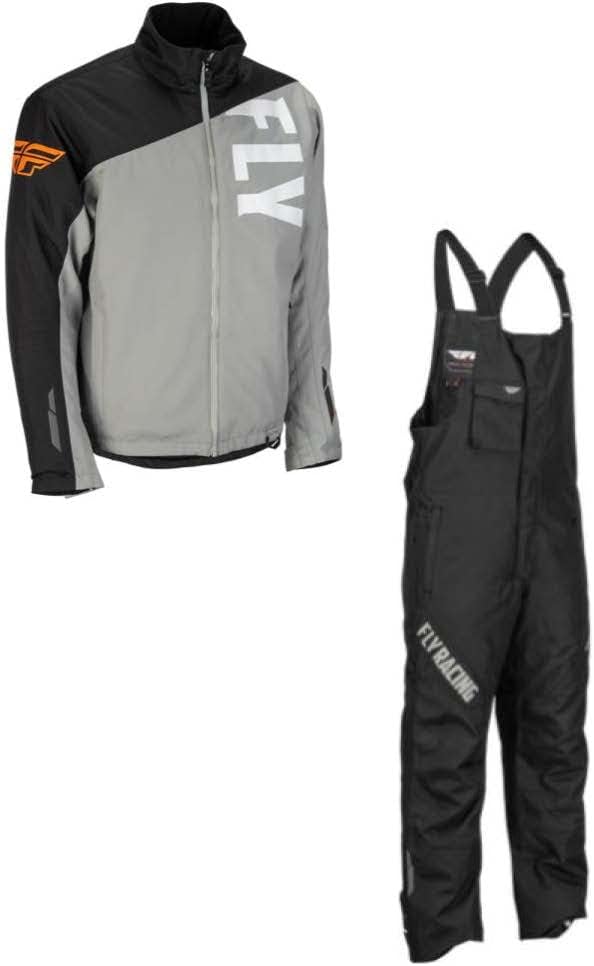 Fly Racing Aurora Winter Snow Jacket/Bib Combo Set for Winter Sports