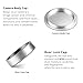 AIToWisely Metal M39 Body Cap and Rear Lens Cap Set, CNC Machined Aluminum Alloy Camera Front Body & Lens Rear Cover for Leica Thread Mount (LTM) M39 39mm Screw Mount (LSM) Cameras and Lenses (Silver)