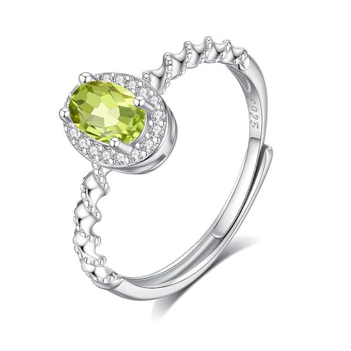 Bague améthyste violette en argent S925 pour femme et fille
