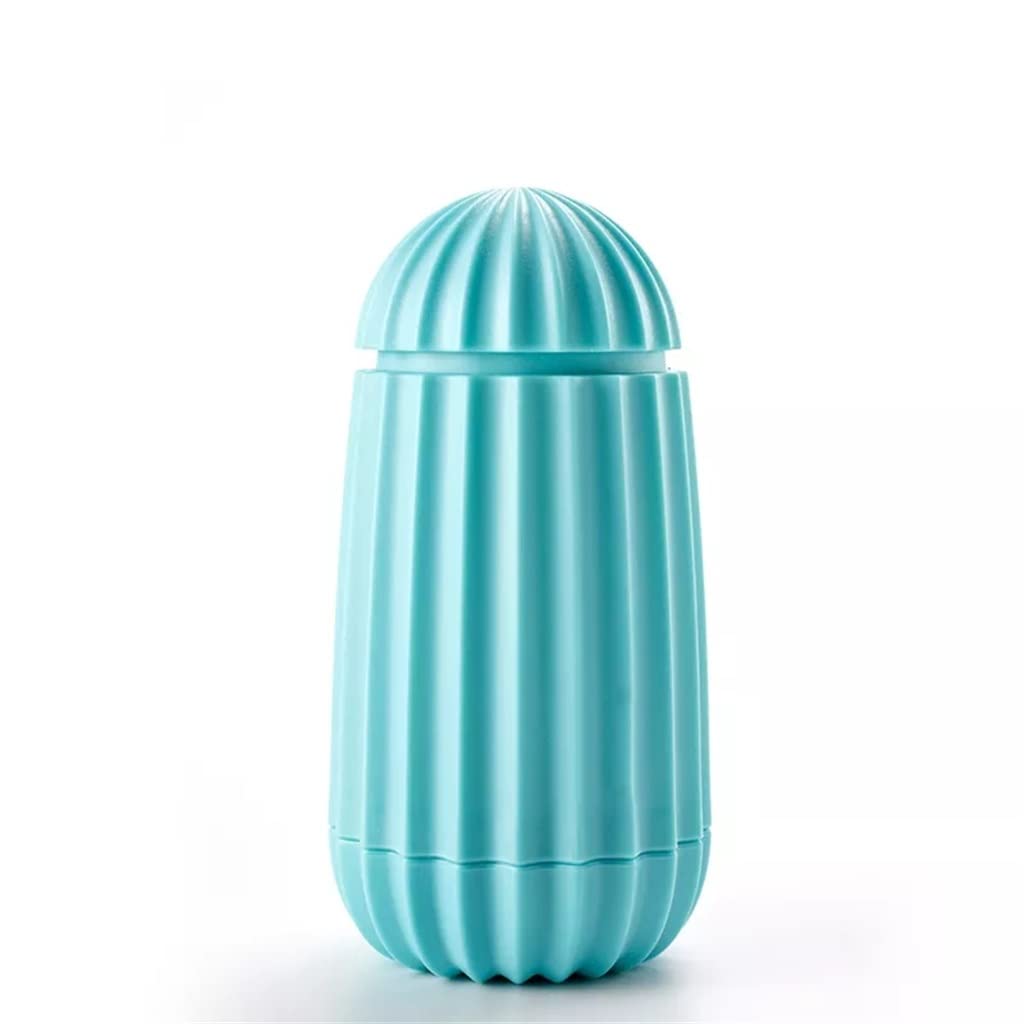 Porta stuzzicadenti Automatico a Forma di Cactus Porta batuffolo di Cotone Scatola portaoggetti in bambù Decorazione Tavolo da Pranzo per la casa (D Come Mostra)