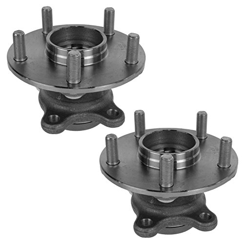 Image of TRQ Rear Left and Right Wheel Bearing and Hub Assembly Set 2 Piece Compatible with 2007 Suzuki SX4 2008-2010 SX4 All Wheel Drive 2011-2013 SX4 Crossover