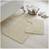 Superbe motif grec : un motif grec accrocheur de spirales droites et de rectangles apporte une touche attrayante à tout environnement de salle de bain.