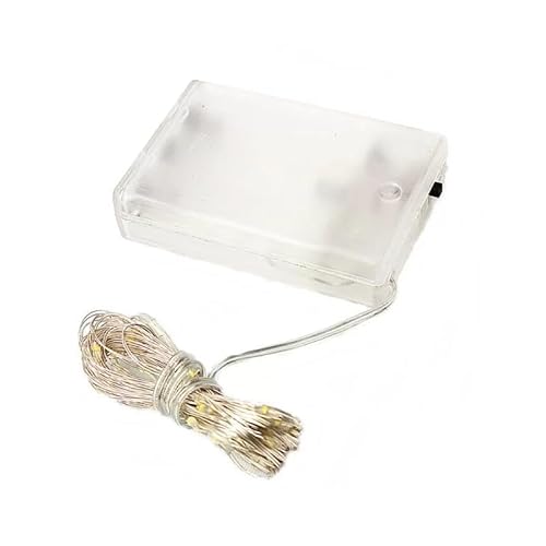 Fio De Fada 30 Lâmpadas Cordão Luz LED Amarelo 3 Metros