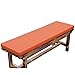 JHuanic - Cuscino per panca da giardino, 2 3 posti, spessore 100 cm, impermeabile, 4 posti, per altalena all'aperto (90 x 35 x 3 cm, arancione)