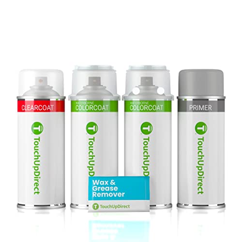 TouchUpDirect SWP Frost White Pearl Tricoat Compatible With Hyundai Exact Match Touch Up Paint Aerosol - Preferred Kit