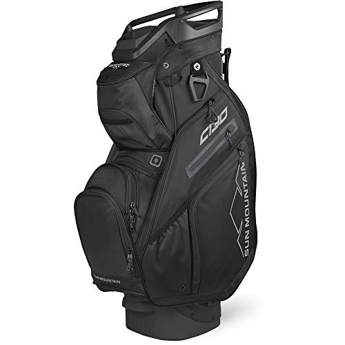 Sun Mountain Golf 2020 C-130 Cart Bag (Black, C-130)