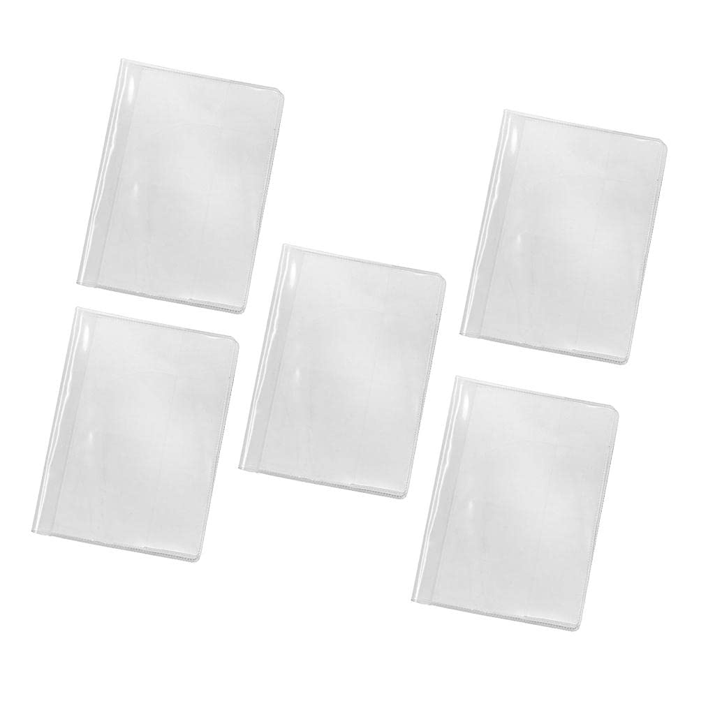 5Pieces Waterproof Passport Cover Clear Poly ID Card Protector Case Clear |Clothing Shoes & Accessories | Womens Accessories | ID & Document Holders-image-38