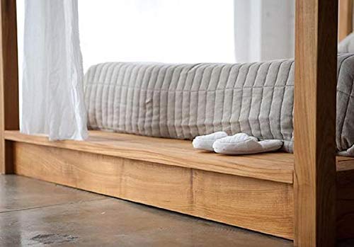 Image of Sheesham Solid Wood Poster Capital Bed for Home| Beautiful Bedroom (Brown, Queen)