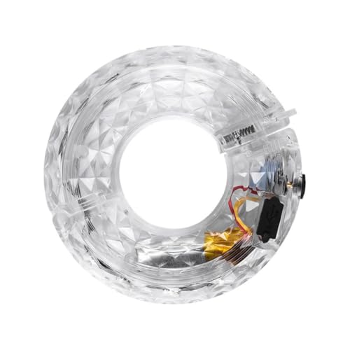 Luz LED para rueda de bicicleta impermeable y recargable con luces de colores PRETYZOOM