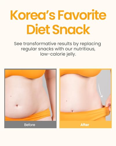 Jadamsun Body Loves Konjac Jelly (Mango, 20pc). 1 Calorie Smoothie with Zero Sugar.