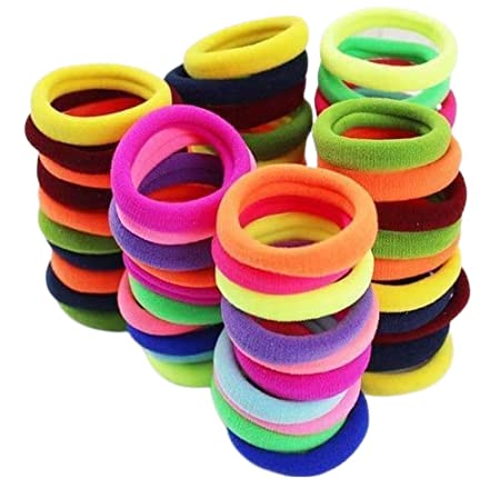 Sprintgears - Bandas de goma para el cabello texturizadas para mujer, bandas elásticas para el cabello (96 unidades)