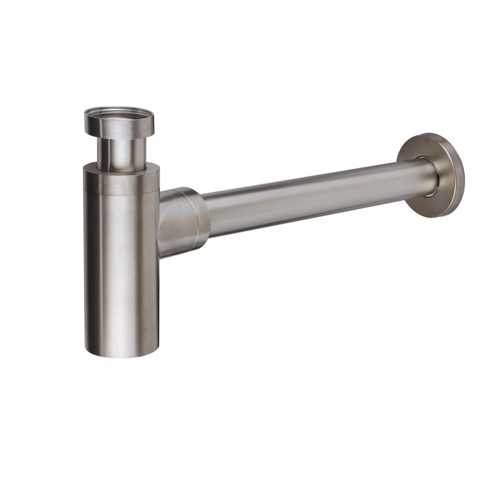 Milano Steel Elements Exposed Bottle Trap For Wall Hung Or Washstand Basin