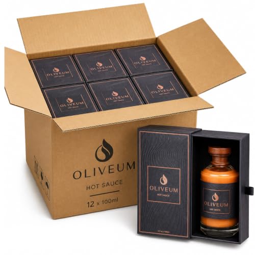 Image of Oliveum Hot Sauce 12-Pack Wholesale Box