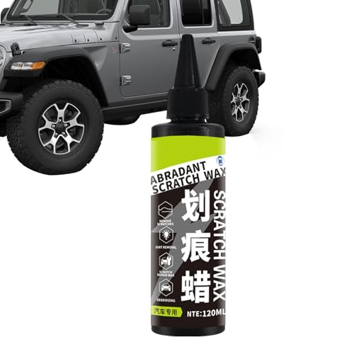 スクラッチ除去ワックス、車のスクラッチ除去ワックス - 車用スクラッチポリッシュワックス,車のスクラッチリムーバー&ポリッシュワックス、自動車塗装修理、塗料に安全 120ML