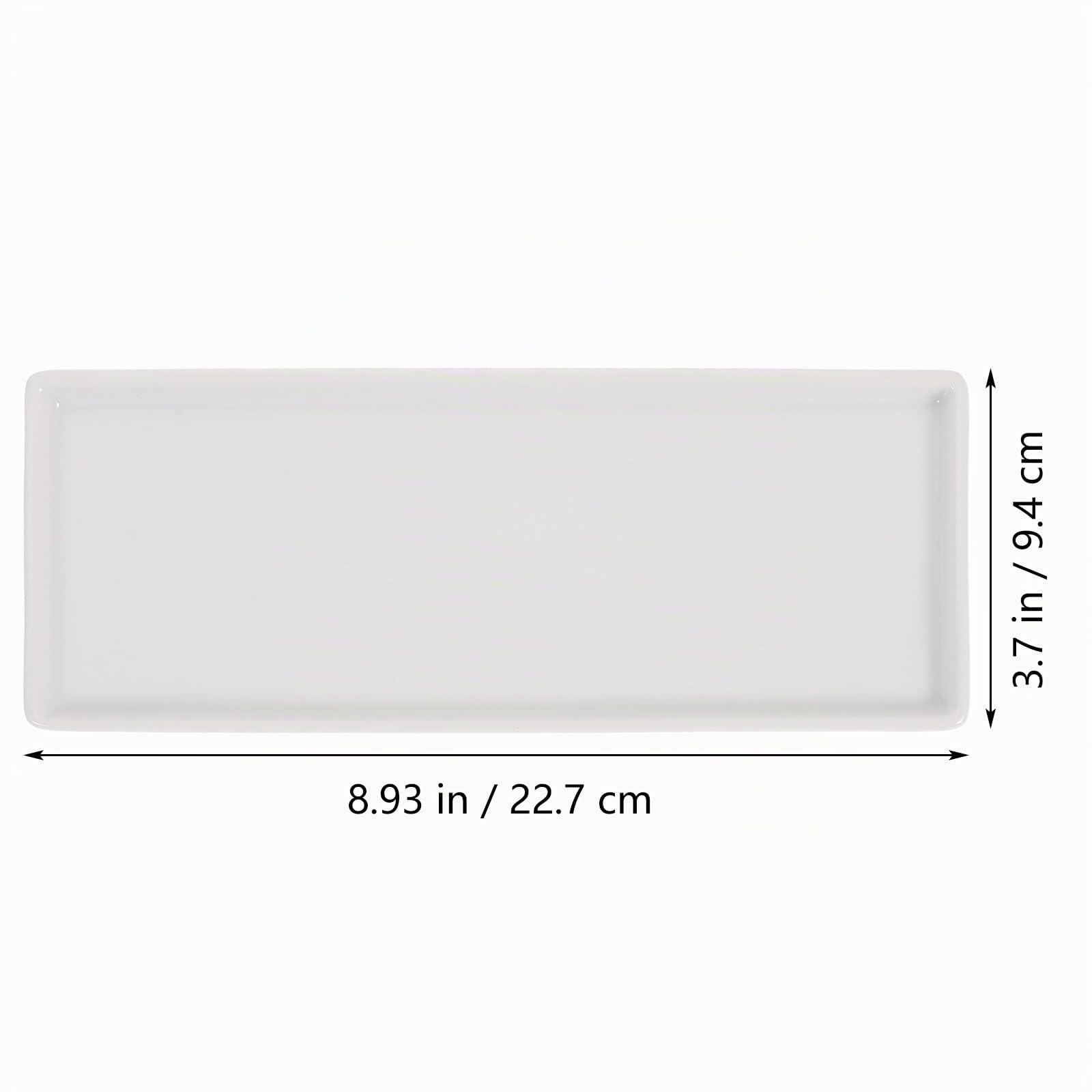 Operitacx Make Up Organizer ?e Servierplatte Porzellan Servierschale für Partys - Tablett Dessertplatte Salatplatte für Party Keramikplatte für Fleisch Futter Vorspeise L. Schmuck Tablett