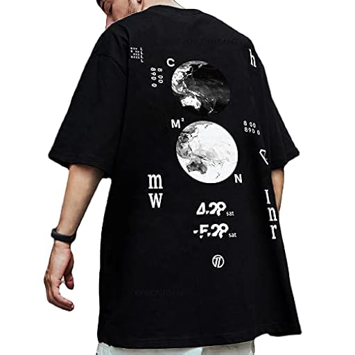 XYXIONGMAO Camiseta de deporte casual de manga corta de algodón suelto Streetwear Japonés Hip Hop unisex para hombre, Negro , XXL | Ya disponible en tu tienda friki favorita! En mundofriki.es!