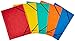 Produktbild Amazon Basics  Eckspannermappen, Colorspan-Karton, elastische Bänder, A4, 5 Stück, verschiedene Farben