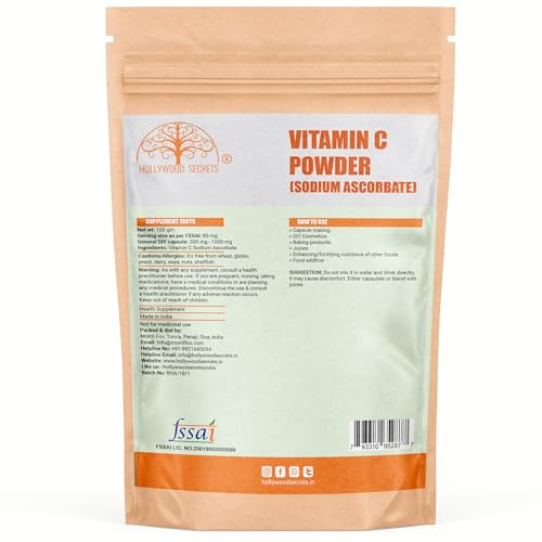 Image of Sodium Ascorbate Pure Buffered Vitamin C Powder 100gm