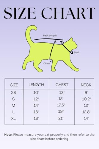 Image of Thunder Tails Printed Cat T-Shirt for Small to Large Cats & Kittens | Lightweight Breathable Cotton Pet Apparel | Cute & Stylish, Comfortable Round Neck Cat Clothes (XS, Lilac)