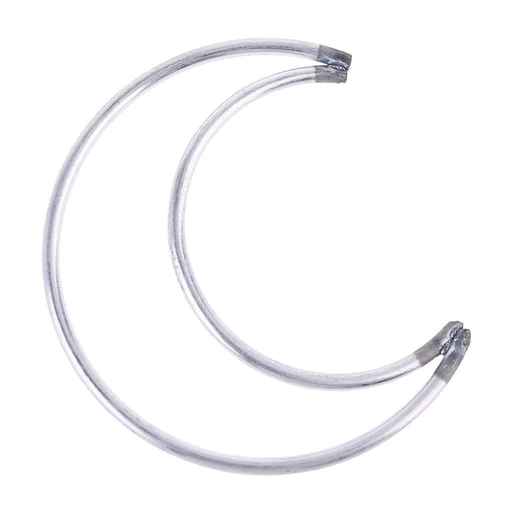 Zkydhbd Multicolor Dream Catcher Metal Moons Hoop For Wedding Wreath Hanging Handicraft